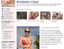 Tablet Screenshot of bradavky.sexyvidea.eu